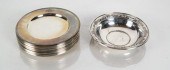 STERLING SILVER LOT BREAD PLAT