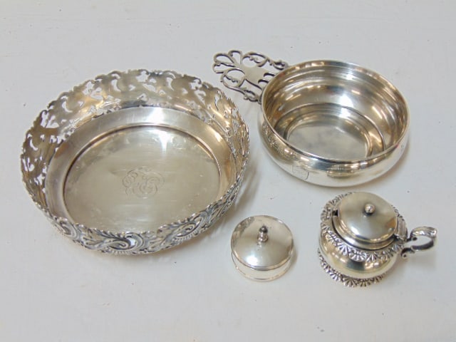 STERLING SILVER LOT, PORRINGER,
