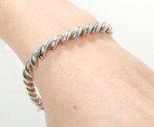 STERLING SILVER MACARONI LINK