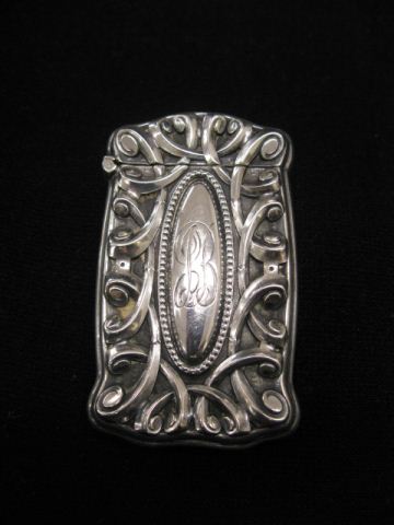 Sterling Silver Match Safe finely