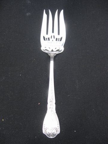 Sterling Silver Meat Fork elaborate