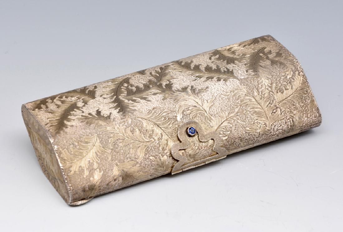 STERLING SILVER MINAUDIERE VANITY