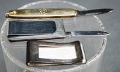 STERLING SILVER MONEY CLIP, A