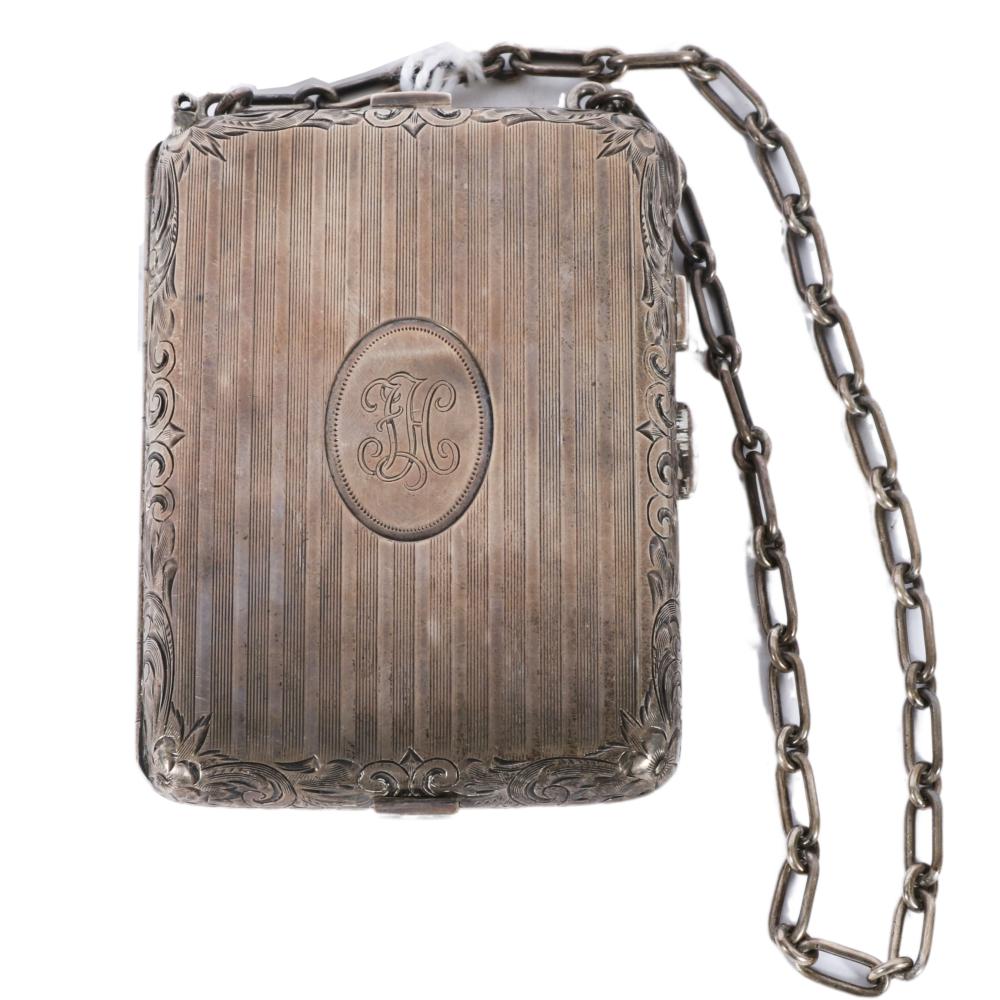 STERLING SILVER MONOGRAMMED CARD