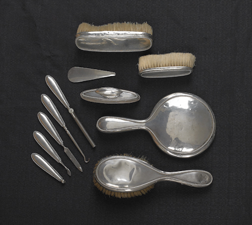 Sterling silver mounted dresser