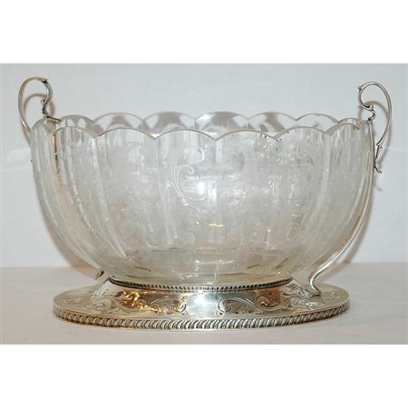 Sterling Silver Mounted Glass