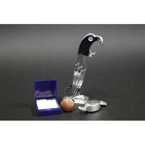 Sterling silver mounted hazel