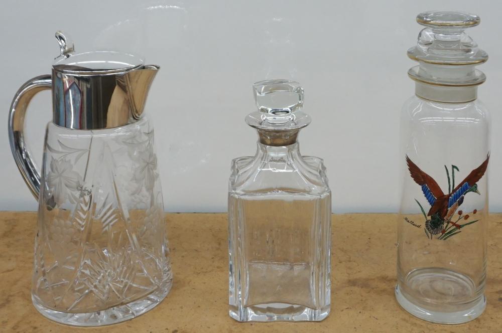 STERLING SILVER MOUNTED WHISKY