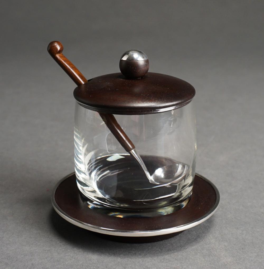 STERLING SILVER MOUNTED WOOD