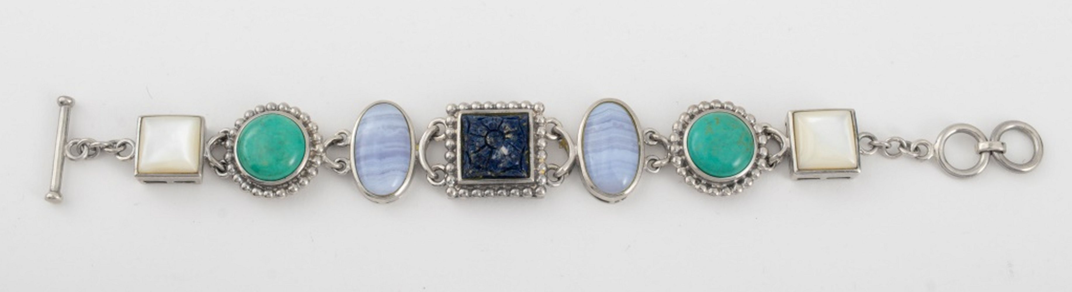 STERLING SILVER MULTI GEMSTONE
