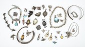 Sterling silver multi-stone je