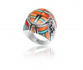 STERLING SILVER NAVAJO MEN'S R
