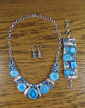 STERLING SILVER NECKLACE, BRAC