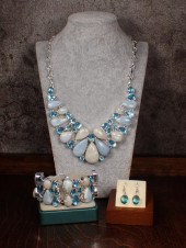 STERLING SILVER NECKLACE, BRAC