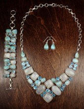 STERLING SILVER NECKLACE, BRAC