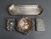 STERLING SILVER NUT DISH AND M