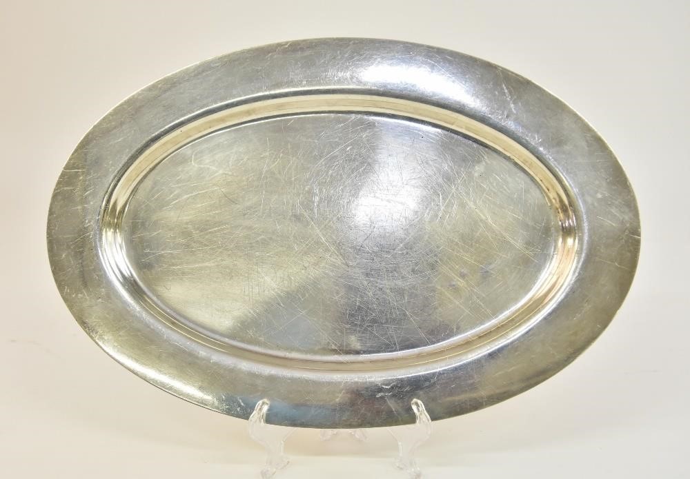 Sterling silver oval platter Troy