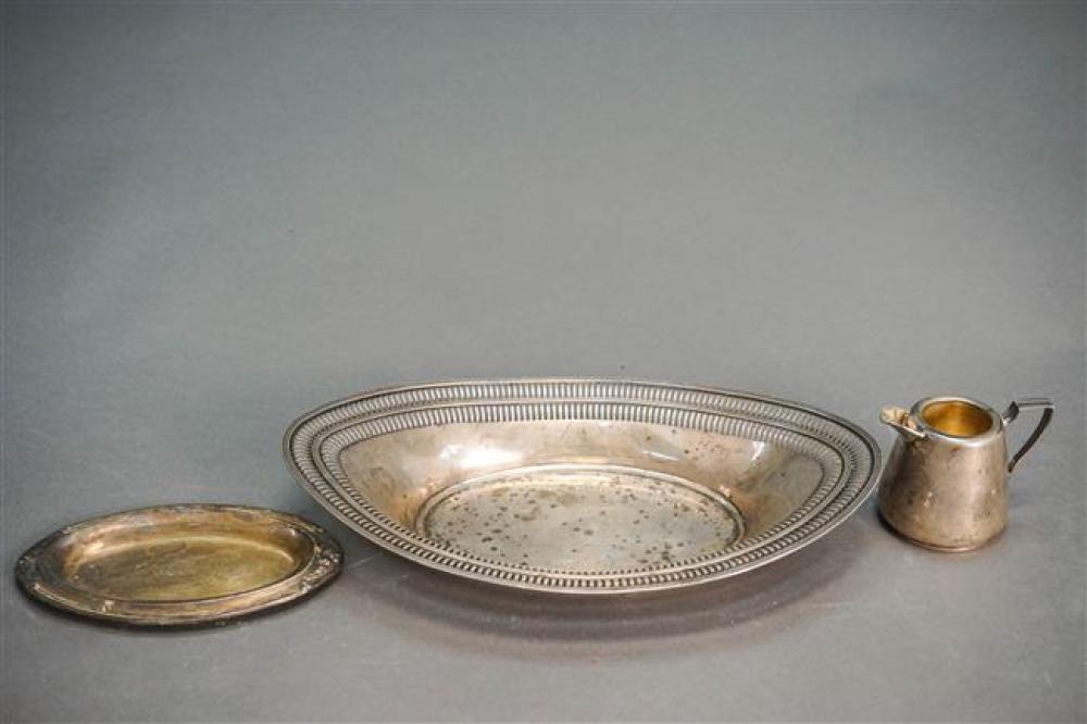 STERLING SILVER OVAL SHALLOW