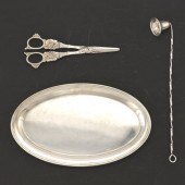 STERLING SILVER OVAL TRAY BY G