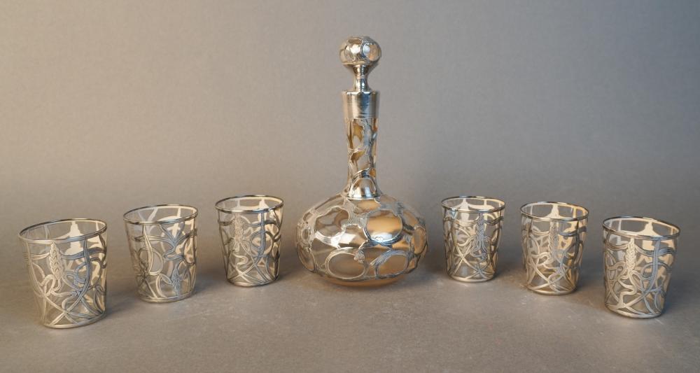 STERLING SILVER OVERLAY GLASS