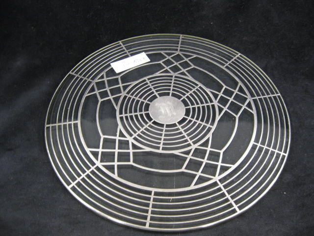 Sterling Silver Overlay Trivet
