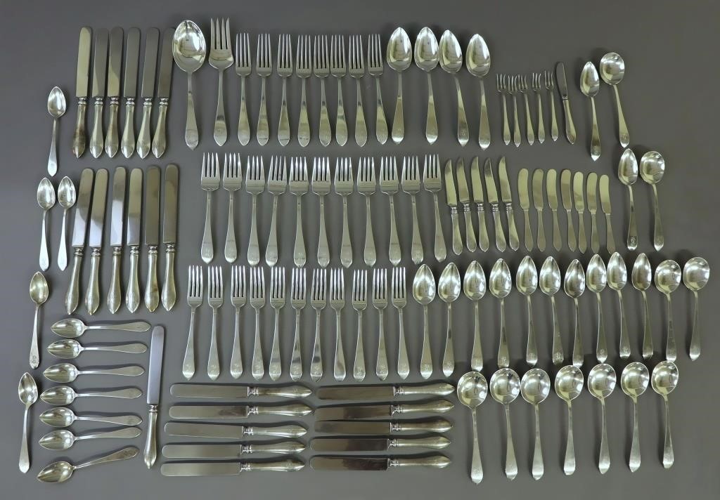 Sterling silver partial flatware