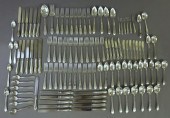 Sterling silver partial flatwa