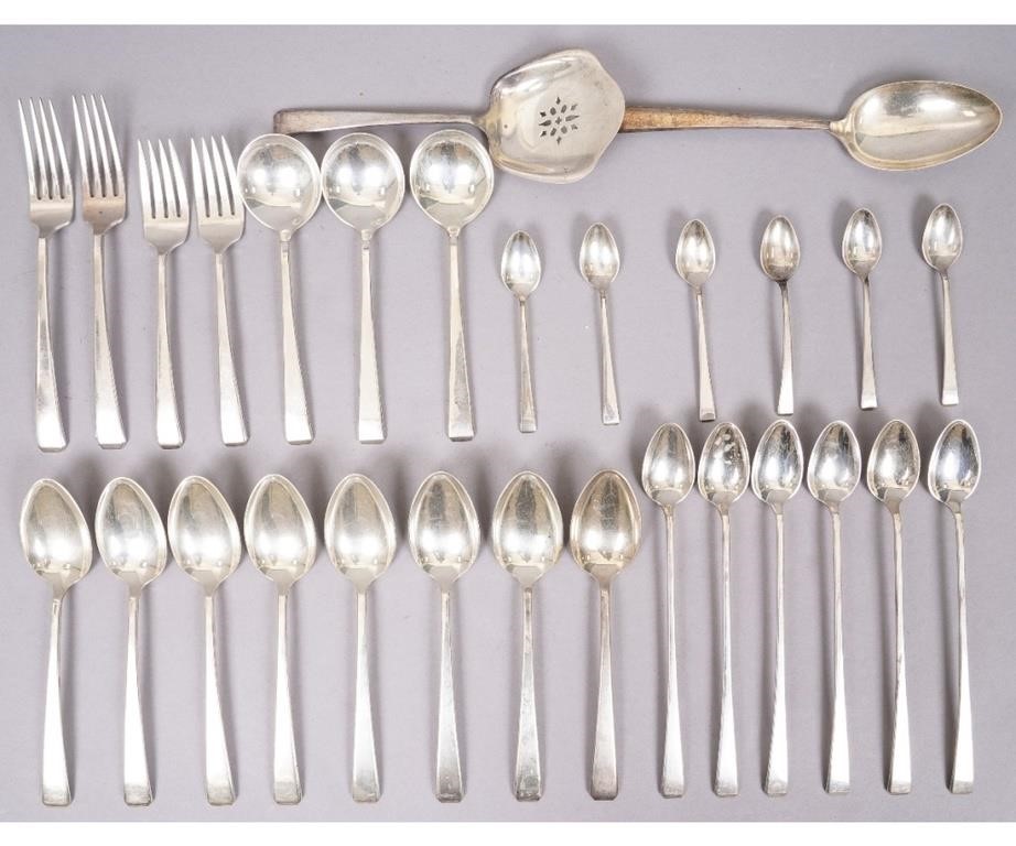 Sterling silver partial flatware