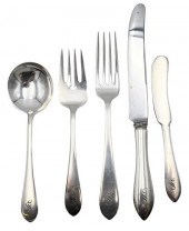 STERLING SILVER PARTIAL FLATWA