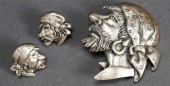 STERLING SILVER "PIRATE'S HEAD