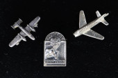 STERLING SILVER  PLANE PIN, PL