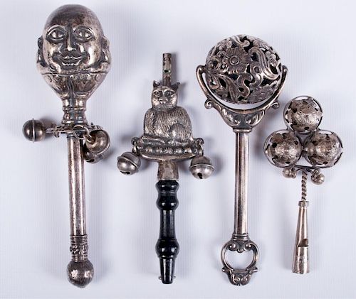 STERLING & SILVER PLATE BABY
