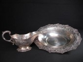 Sterling silver reticulated ov