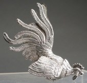 STERLING SILVER ROOSTER TABLE