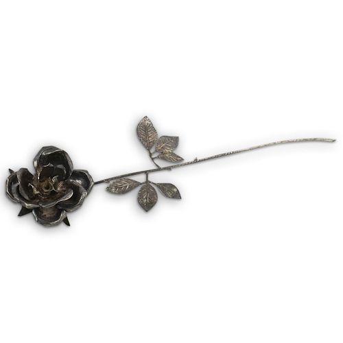 STERLING SILVER ROSE STEM