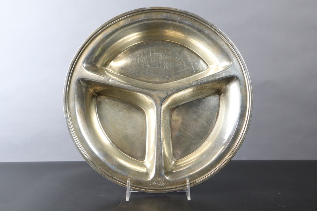 STERLING SILVER ROUND DIVIDED