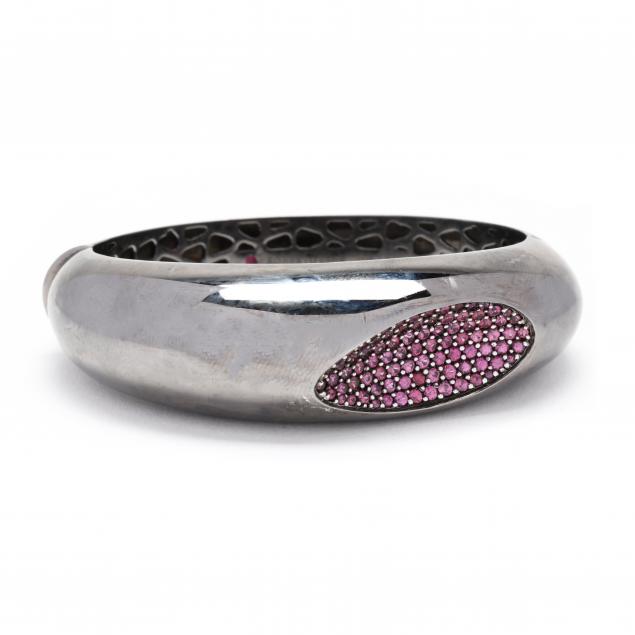 STERLING SILVER RUTHENIUM AND