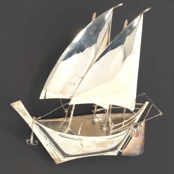 STERLING SILVER SAILBOAT WALL
