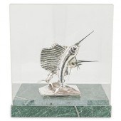 STERLING SILVER SAILFISH SCULP