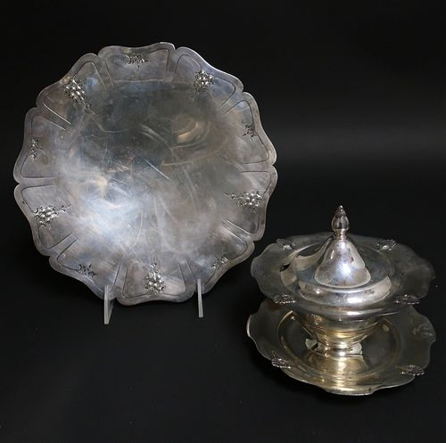 STERLING SILVER SAUCE DISH &