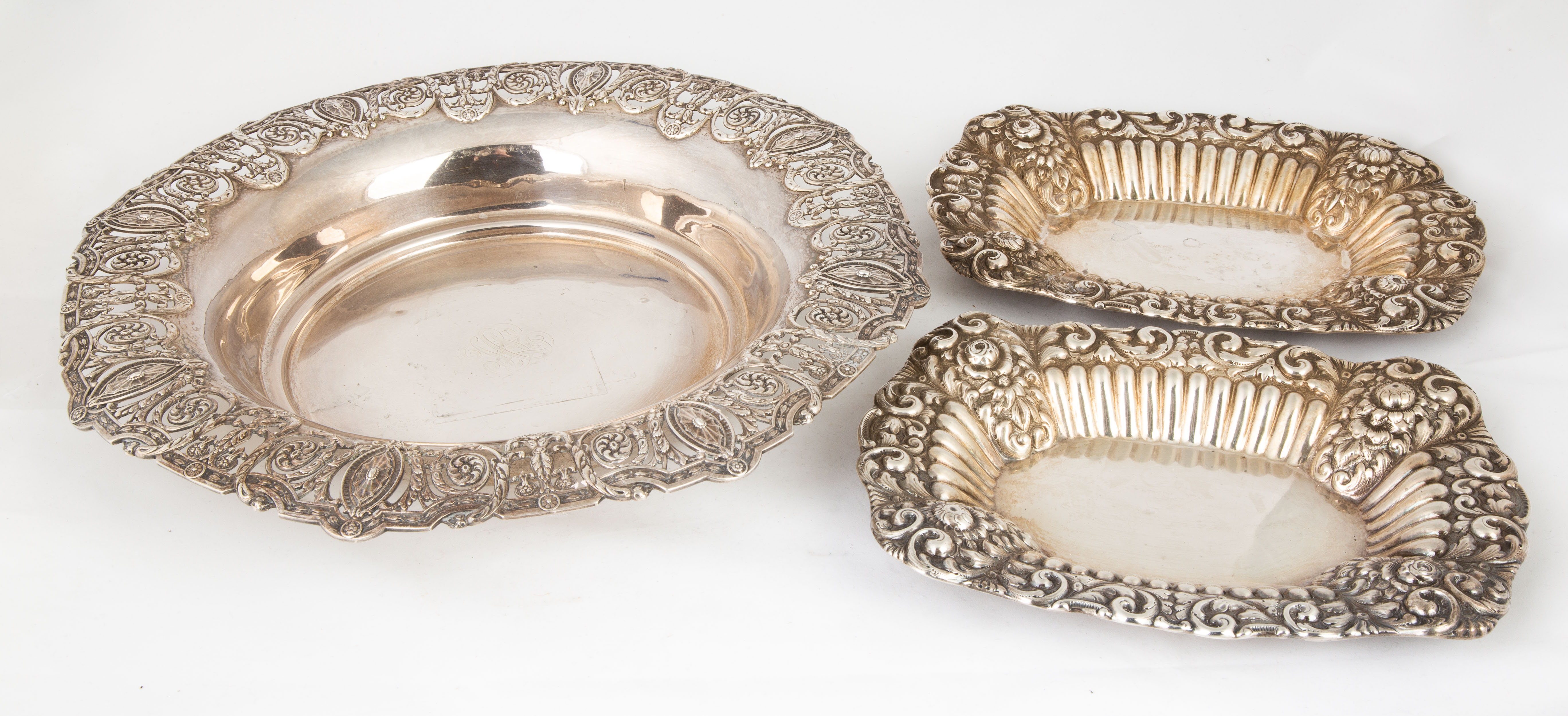 STERLING SILVER SERVING BOWL &