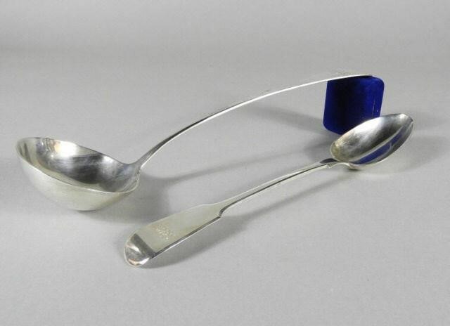 STERLING SILVER SERVING LADLE &