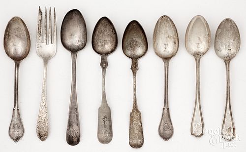 STERLING SILVER SERVING PIECES,