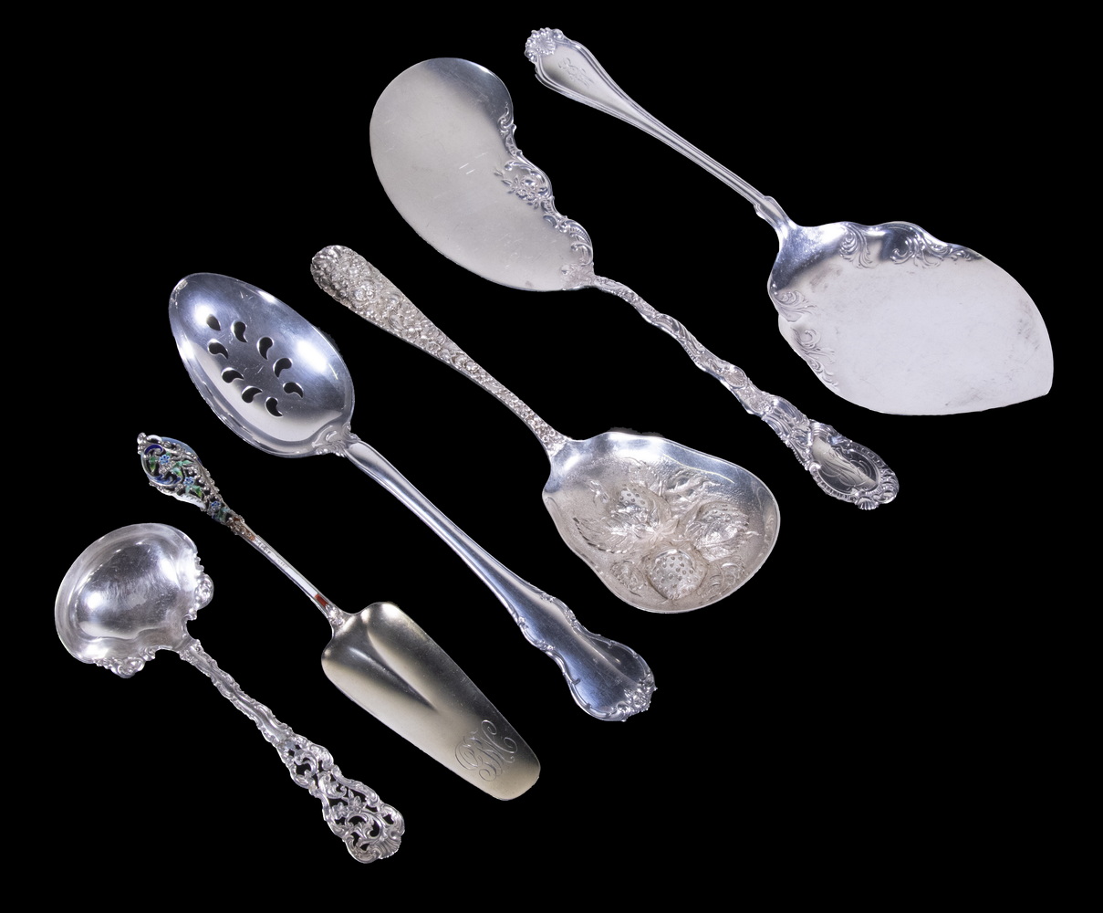 STERLING SILVER SERVING UTENSILS