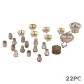 STERLING SILVER SHAKERS BOWLS