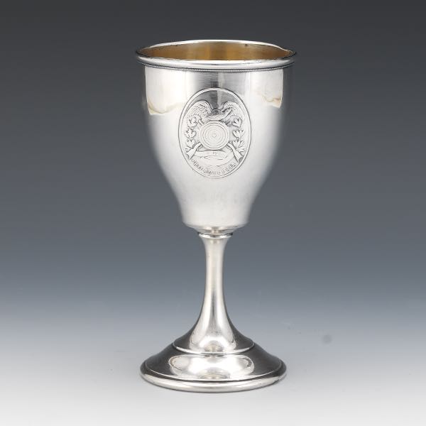 STERLING SILVER SHOOTING GOBLET 7"