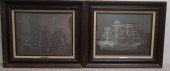 STERLING SILVER SILHOUETTES OF
