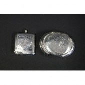 Sterling silver snuff box, ret