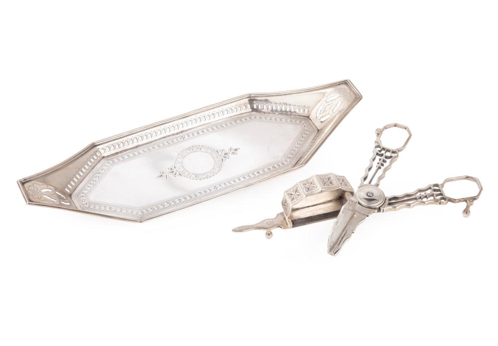 STERLING SILVER SNUFFER TRAY &