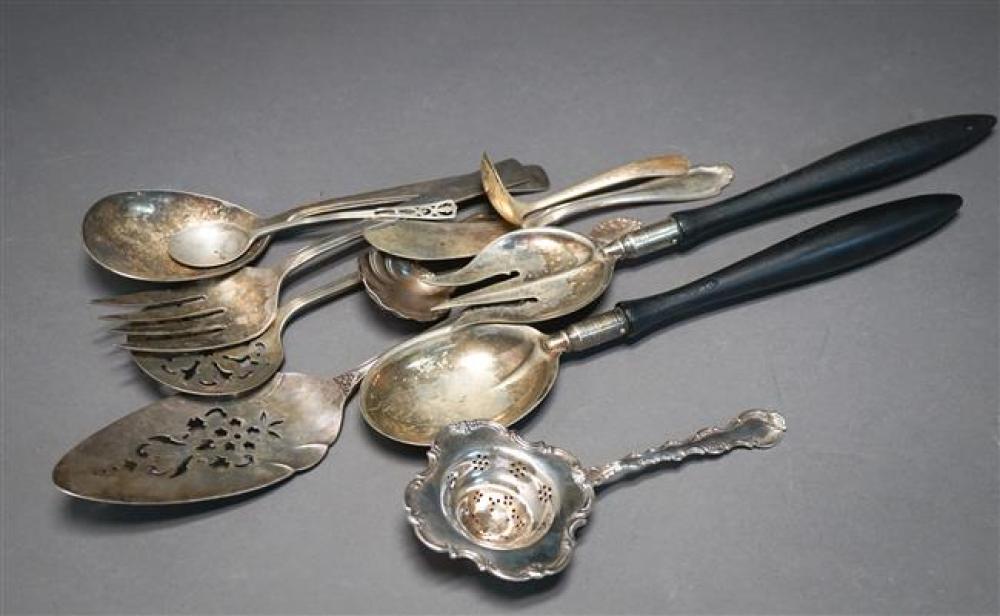 STERLING SILVER SPOON AND TEN